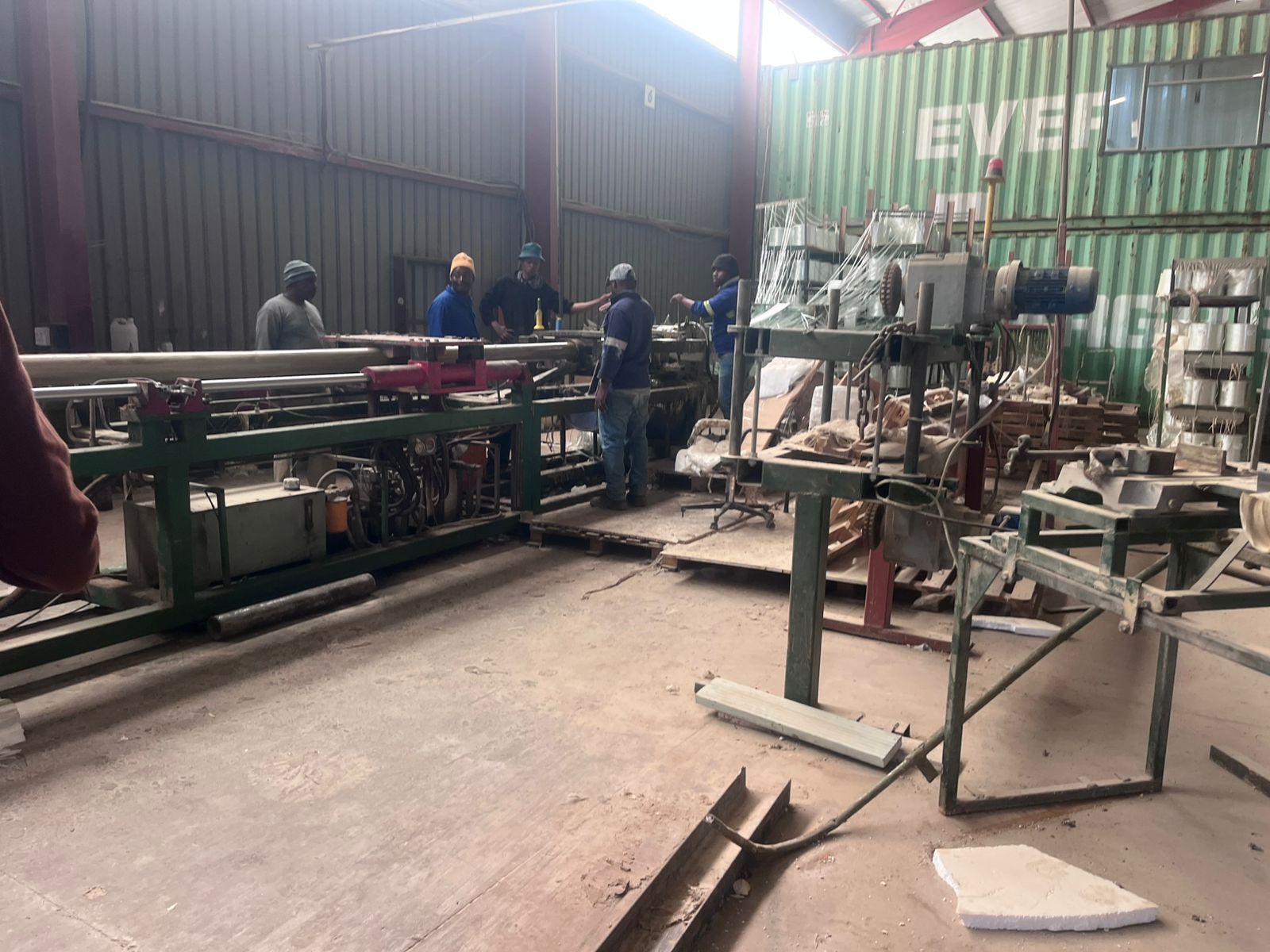 Saltus factory floor