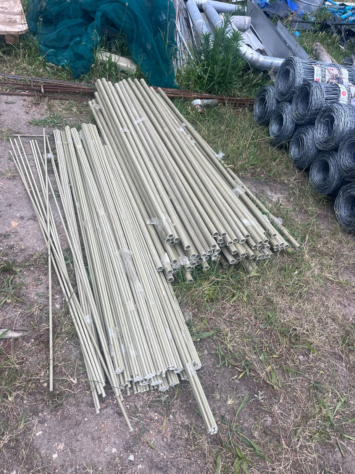 10mm solid dropper pole in situ